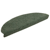 Vidaxl Stair Mats auto-adhésif 10 ST 65x21x4 cm aiguille en feutre vert