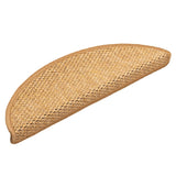 Vidaxl tappetini per autoadesivi 15 St sisal look 56x17x3 cm sisal colorato