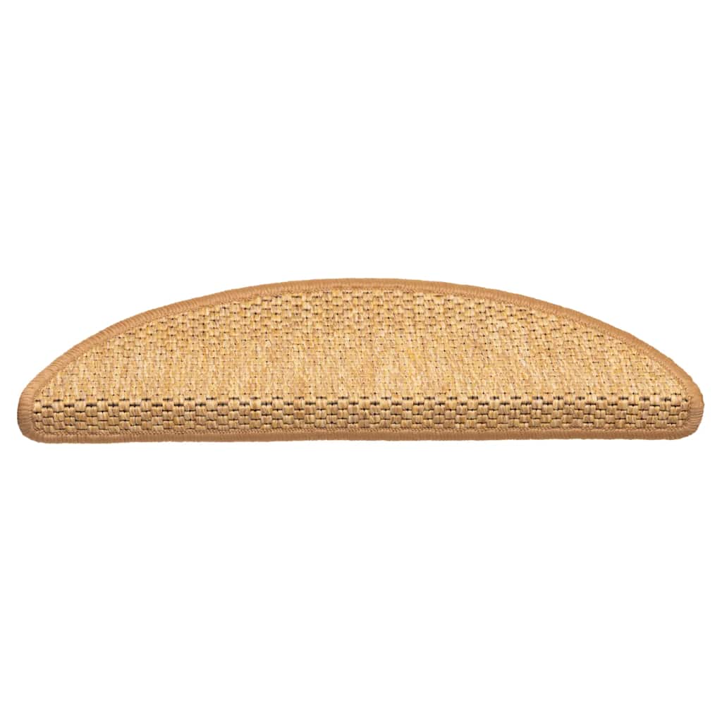 Vidaxl tappetini per autoadesivi 15 St sisal look 56x17x3 cm sisal colorato