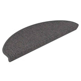 Vidaxl tappetini per autoadesivi 15 St sisal look 65x21x4cm color argento