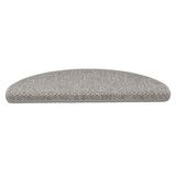 Vidaxl tappetini per autoadesivi 15 St sisal look 65x21x4cm color argento