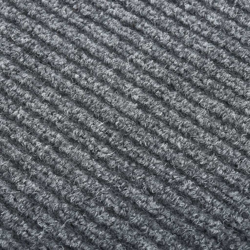 Vidaxl Droogloopmat 100x100 cm šedá