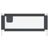 Tableau de lit Vidaxl Toddler 200x25 cm tissu gris foncé