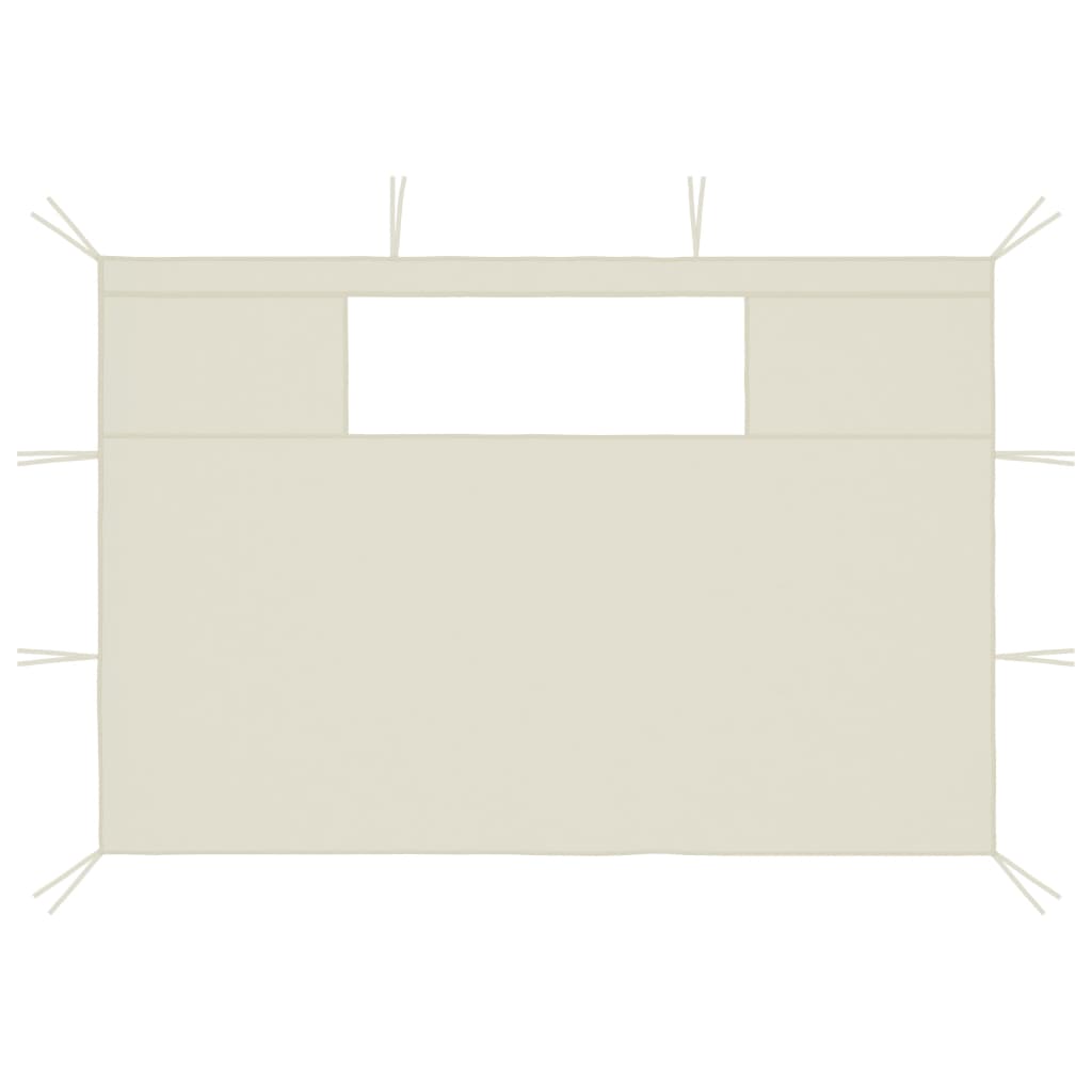 VidaXL PRAINDING WALLS WITH RAMEN 2 ST Crème -colored