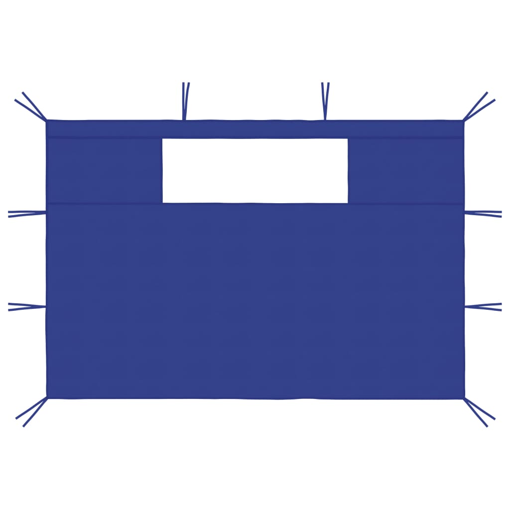 Vidaxl Chvála stěny s Windows 2 St Blue