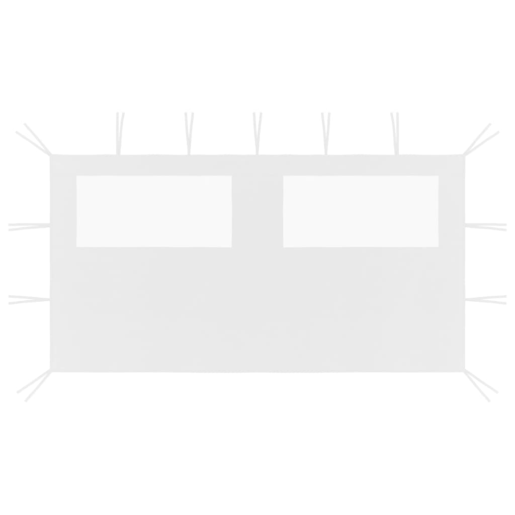 VidaXL PRAINDING WALL WITH WINDERS 4X2 M WHITE