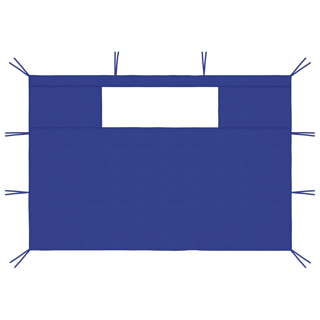 Murs de louange vidaxl avec Windows 2 st bleu