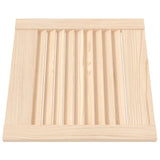 Dveře skříně Vidaxl s lamely 2 ks 39,5x39,4 cm pevná borovice
