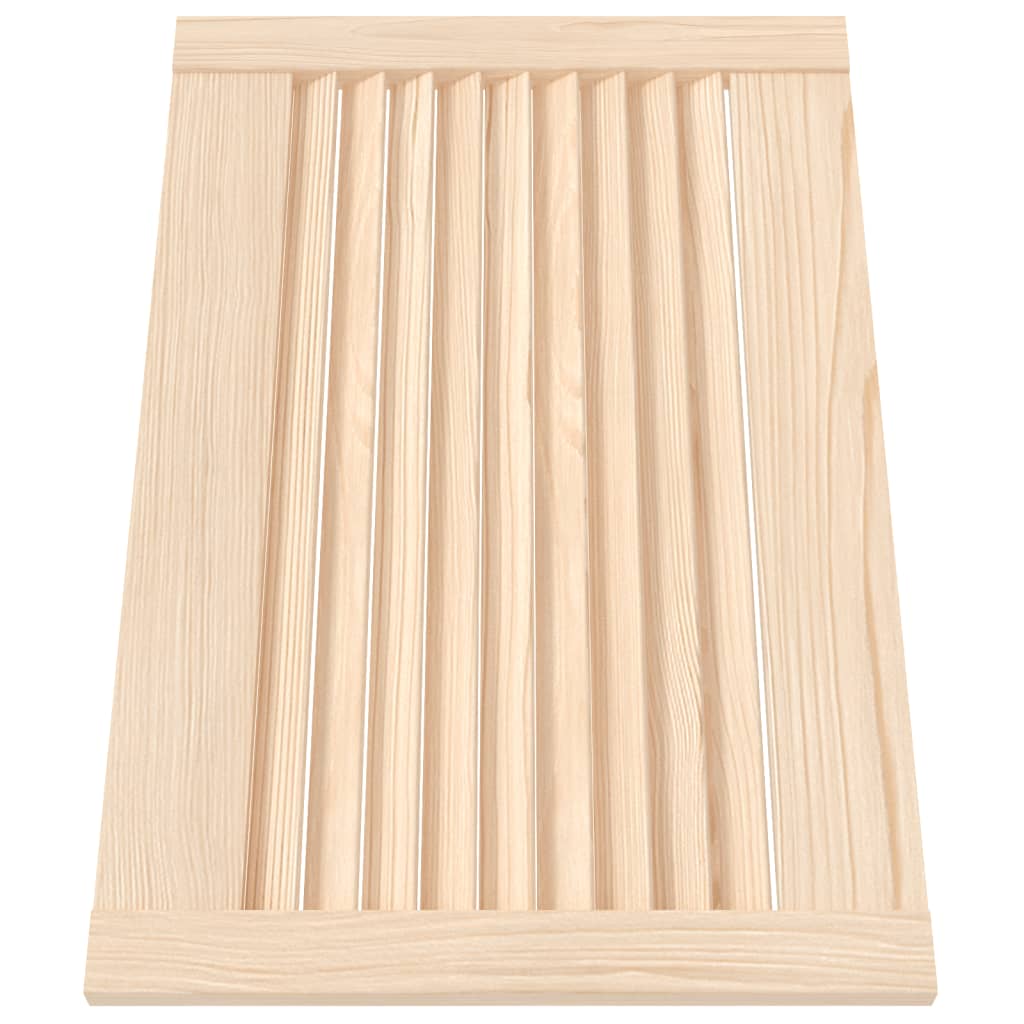 Dveře skříně Vidaxl s lamely 2 ks 39,5x59,4 cm pevná borovice