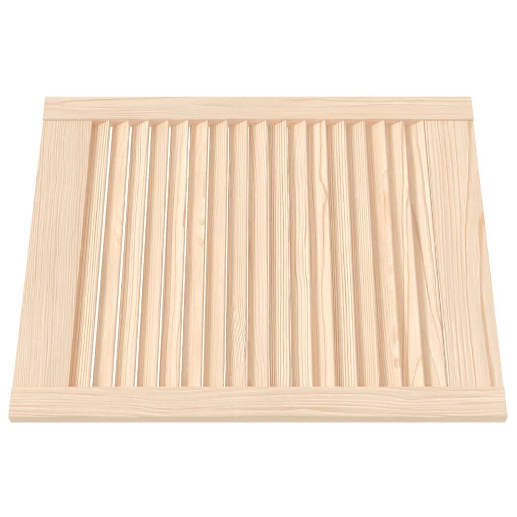 Dveře skříně Vidaxl s lamely 2 ks 61.5x49.4 cm pevná borovice