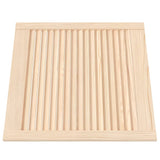 Porte d'armoire Vidaxl avec des lattes 61,5x59.4 cm Pine solide