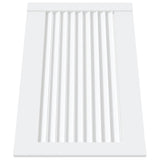 Porte di armadietti Vidaxl con stecche 2 pezzi 39.5x59,4 cm Pine legno bianco