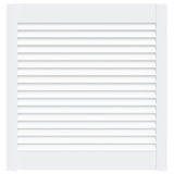 VidaXL Cabinet door with slats 61.5x59.4 cm solid pine white white