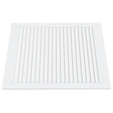 Porte di armadietti Vidaxl con stecche 2 pezzi 69x59,4 cm Pine bianco bianco