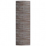 Vidaxl esterno tappeto arakil 80x250 cm in polipropene marrone