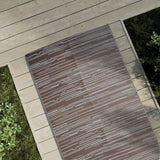 Vidaxl esterno tappeto arakil 80x250 cm in polipropene marrone