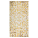 Vidaxl außerhalb des Teppichs flach gewebt 80x150 cm Gelb
