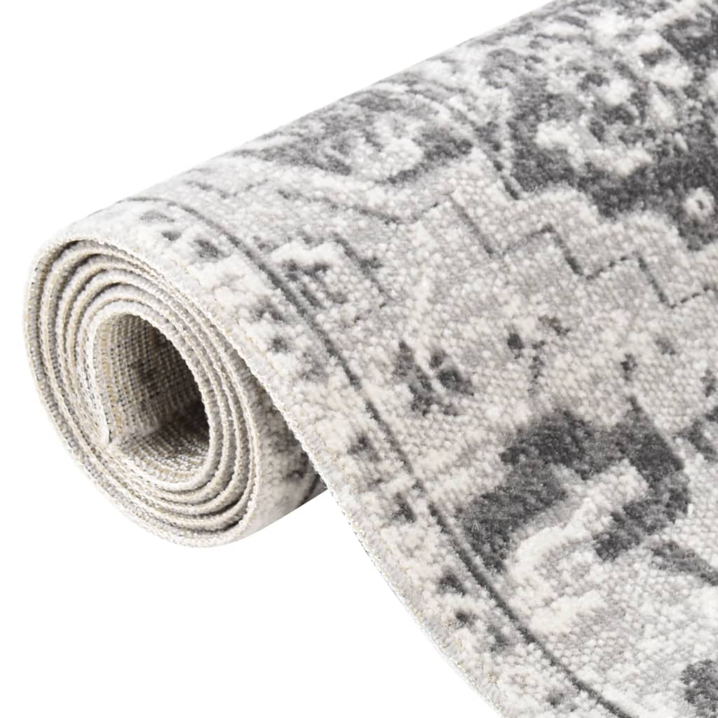Vidaxl Tappeto esterno piatto -vegno 115x170 cm grigio chiaro
