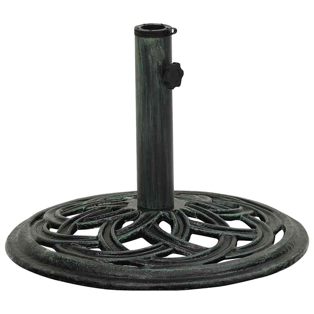 Vidaxl Parasol Foot 44x44x31 cm Gusseisengrün