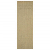Vidaxl tappeto 66x200 cm Verde di sisal naturale