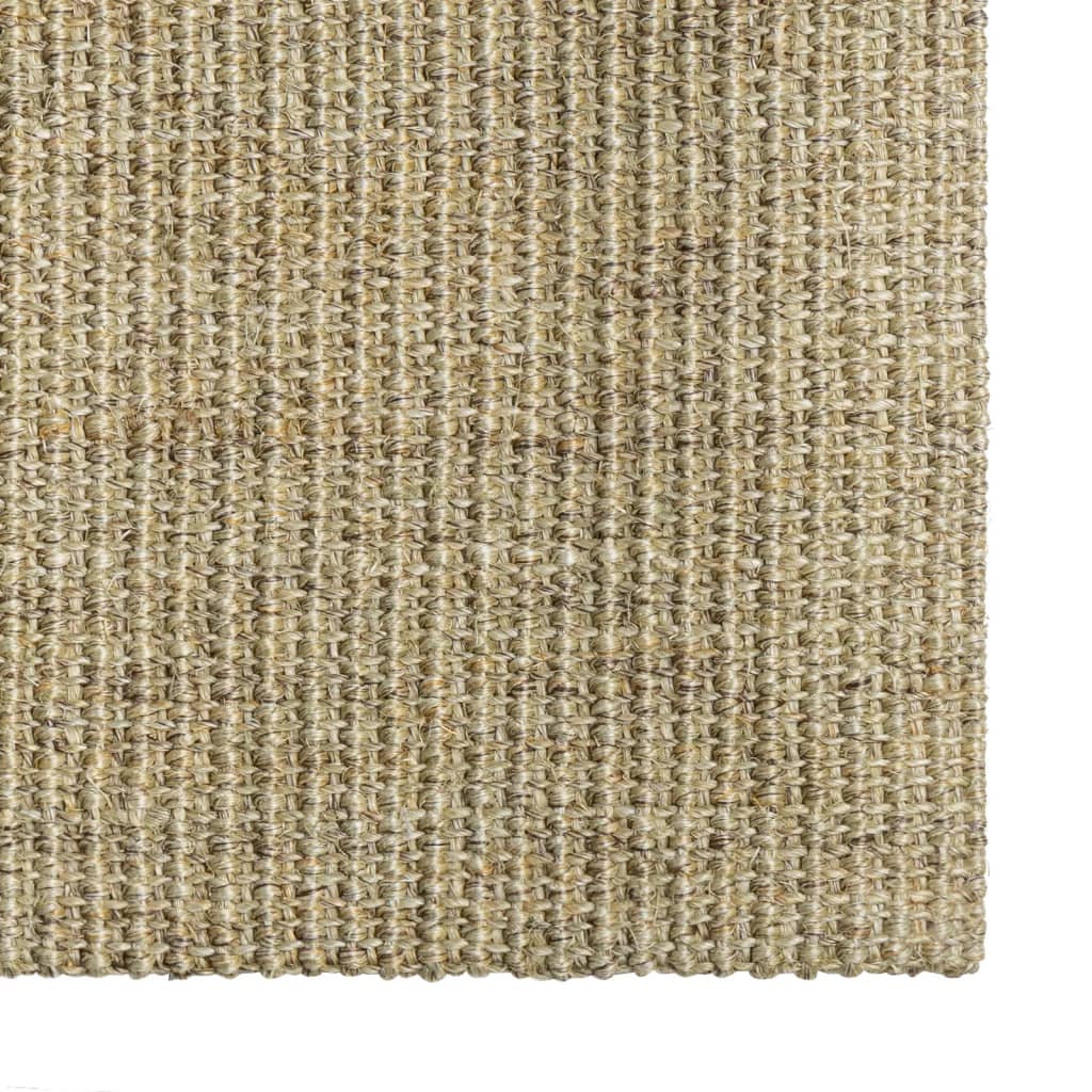 Vidaxl tappeto 66x200 cm Verde di sisal naturale