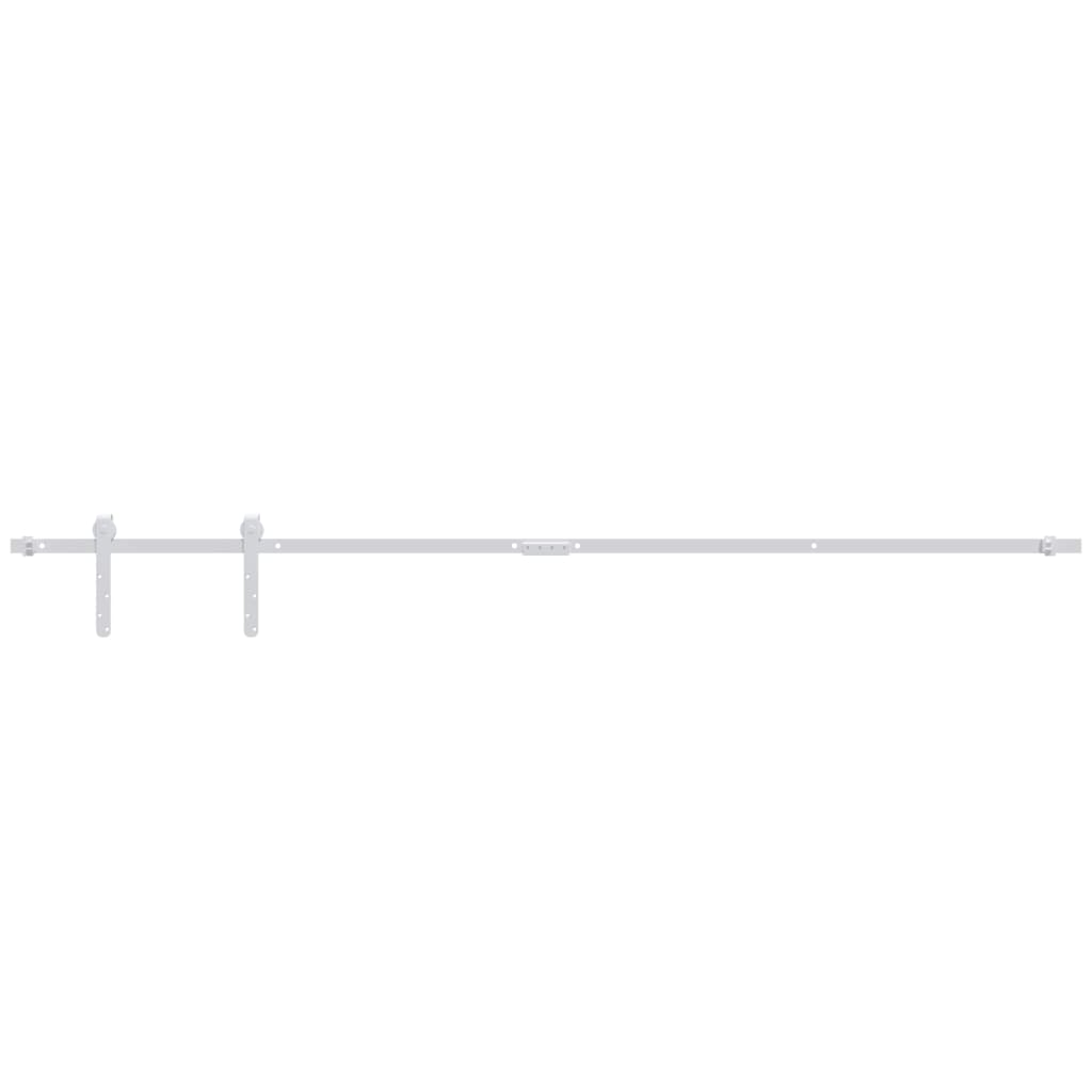Sospensione Vidaxl Set per mini -skiver porta 200 cm in acciaio carbone bianco