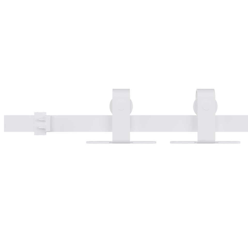 Sospensione Vidaxl Set per mini -skiver porta 152 cm in acciaio carbone bianco