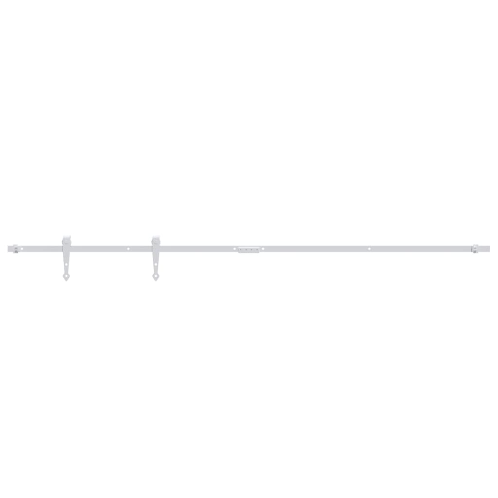 Suspension Vidaxl Ensemble pour une mini-porte-skiver 183 cm en acier en acier en carbone blanc