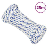 Vidaxl Boot rope 4 mm 25 m polypropylene white