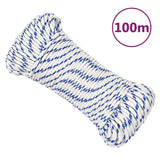 Vidaxl Boot rope 4 mm 100 m polypropylene white