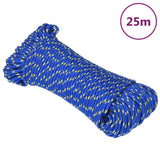 Vidaxl Boot Rope 4 m mm 25 m Polropypylen blo