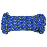 Vidaxl čoln vrv 5 mm 25 m polipropilen modra