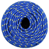 Vidaxl čolna vrvi 8 mm 50 m polipropilen modra