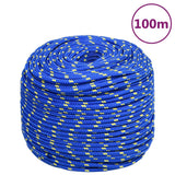 Vidaxl čoln vrv 10 mm 100 m polipropilen modra