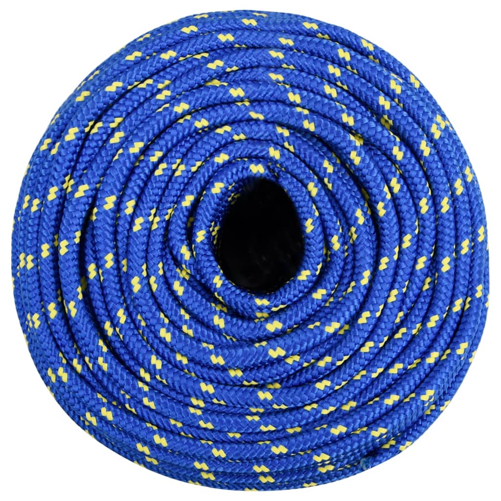 Vidaxl čoln vrv 10 mm 100 m polipropilen modra