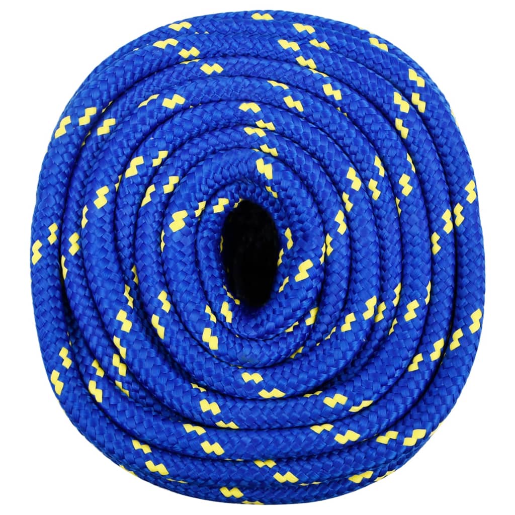 Vidaxl čoln vrv 16 mm 25 m polipropen modra