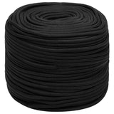 Vidaxl Boat Rope 6 mm 100 m polypropen sort
