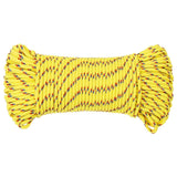 Corde de bateau vidaxl 5 mm 250 m en jaune en polypropylène