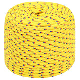Vidaxl Boot Rope 10 m mm 25 m Polropypylen Giel