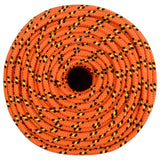 Corde de bateau vidaxl 10 mm 50 m en orange en polypropylène
