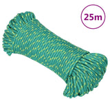 Corde à bateau Vidaxl 5 mm 25 m vert polypropylène