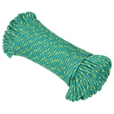 Corde à bateau Vidaxl 5 mm 25 m vert polypropylène