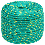 Corde à bateau Vidaxl 10 mm 100 m de polypropylène vert