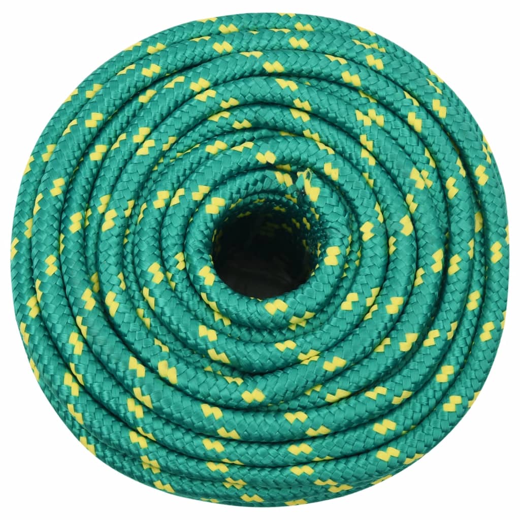 Vidaxl Boot Rope 12 mm 100 m Polropypylen Green