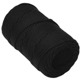 Vidaxl Werkouw 2 mm 100 m polyester sort
