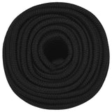 Vidaxl Werkouw 14 mm 25 m polyester černá