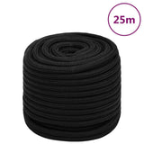 Vidaxl Werkouw 18 mm 25 m polyester sort