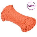 Vidaxl Werkouw 8 mm 50 m Polypropene Oranje