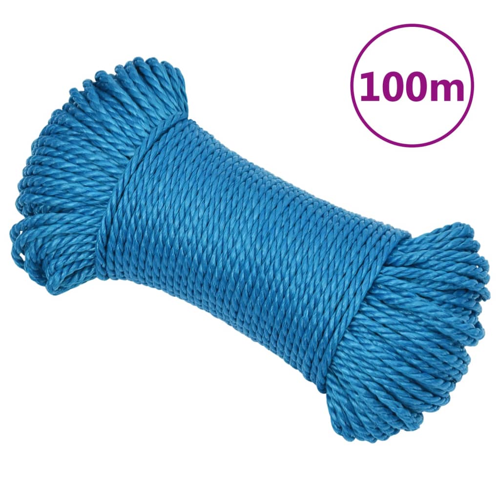 Vidaxl werkouw 3 mm 100 m polipropensko modra