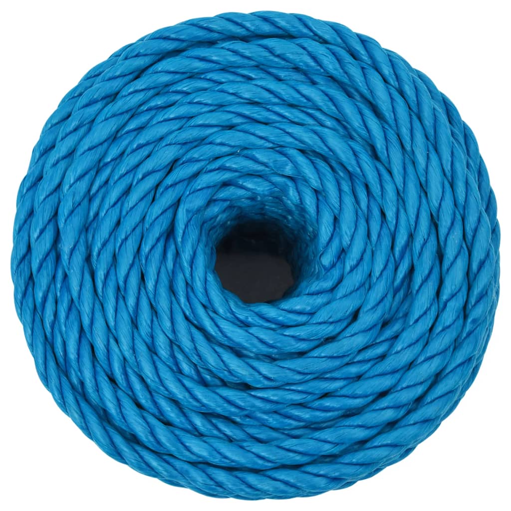 Vidaxl werkouw 12 mm 25 m polipropensko modra